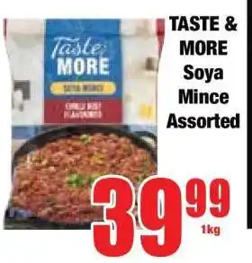 Boxer TASTE & MORE Soya Mince Assorted offer