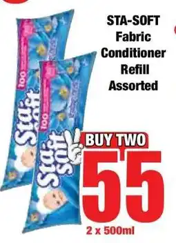 Boxer STA-SOFT Fabric Conditioner Refill Assorted offer