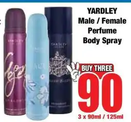 Boxer YARDLEY Male / Female Perfume Body Spray offer