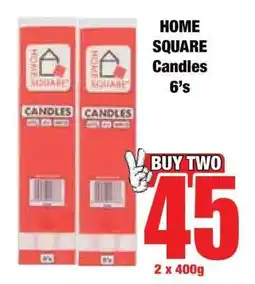 Boxer HOME SQUARE Candles 6's offer