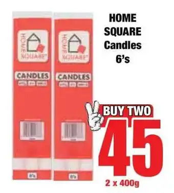 Boxer HOME SQUARE Candles 6's offer