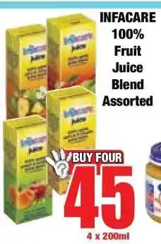 Boxer INFACARE 100% Fruit Juice Blend Assorted offer