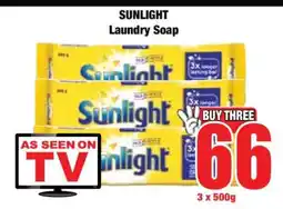 Boxer Sunlight Laundry Soap offer