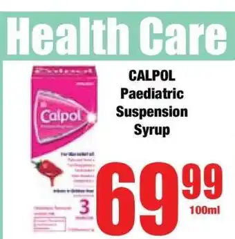 Boxer CALPOL Paediatric Suspension Syrup offer
