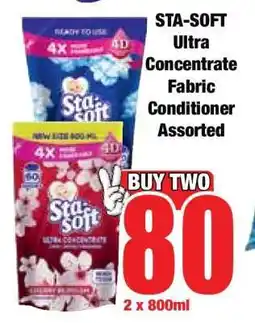 Boxer STA-SOFT Ultra Concentrate Fabric Conditioner Assorted offer