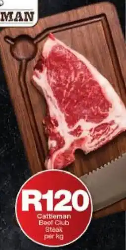 Checkers Cattleman Beef Club Steak offer
