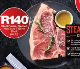 Checkers Steakhouse Classic Man-Size T-Bone Steak offer