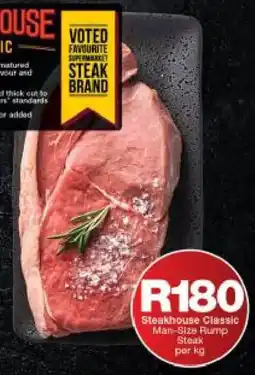 Checkers Steakhouse Classic Man-Size Rump Steak offer