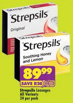 Shoprite Strepsils Lozenges All Variants offer