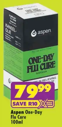 Shoprite Aspen One-Day Flu Cure offer