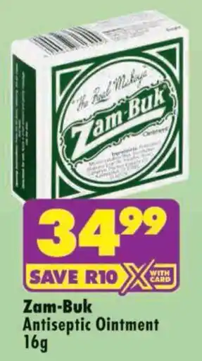 Shoprite Zam-Buk Antiseptic Ointment offer