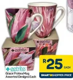 Pick n Pay Hypermarket Eetrite Grace Protea Mug Assorted Designs offer