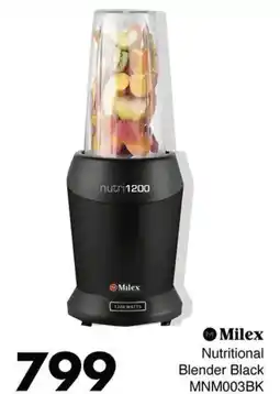 Save Hyper Milex Nutritional Blender Black offer