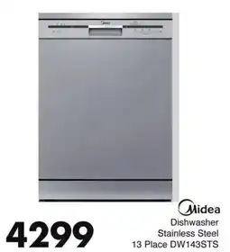 Save Hyper Midea Dishwasher Stainless Steel 13 Place offer