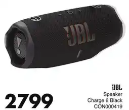 Save Hyper JBL Speaker Charge 6 Black offer