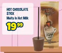 The Crazy Store Hot chocolate stick melts in hot milk offer