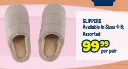 The Crazy Store Slippers offer