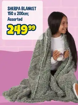 The Crazy Store Sherpa blanket assorted offer