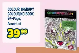 The Crazy Store Colour therapy colouring book 64-page assorted offer