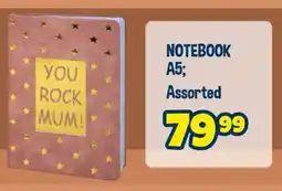 The Crazy Store Notebook A5 Assorted offer