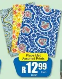 A5 Cash & Carry Place Mat Assorted Prints offer