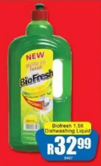 A5 Cash & Carry Biofresh Dishwashing Liquid offer