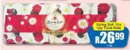 A5 Cash & Carry Spring Soft 1ply Toilet Rolls offer