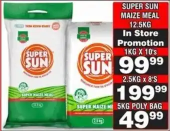 Advance Cash n Carry Super sun maize meal offer