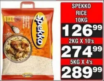 Advance Cash n Carry Spekko Rice offer