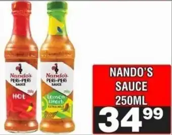 Advance Cash n Carry Nando's sauce offer
