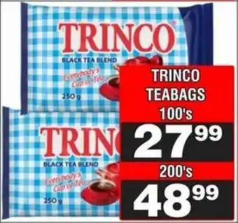 Advance Cash n Carry Trinco Teabags offer