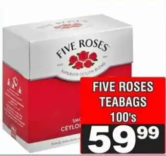 Advance Cash n Carry Five roses teabags offer