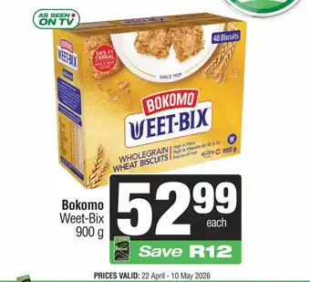 Spar Savemor Bokomo Weet-Bix offer