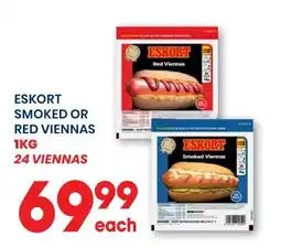 Econo Foods Eskort Smoked or Red Viennas offer