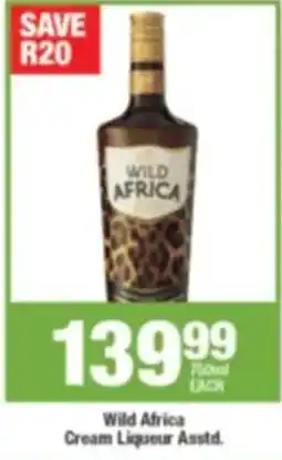 Agrimark Wild Africa Cream Liqueur offer