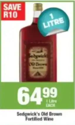 Agrimark Sedgwick's Old Brown Fortified Wine offer