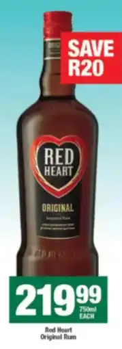 Agrimark Red Heart Original Rum offer