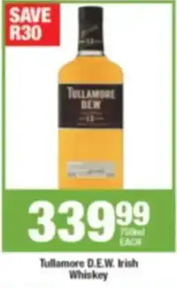 Agrimark Tullamore D.E.W. Irish Whiskey offer