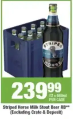 Agrimark Striped Horse Milk Stout Beer RB offer