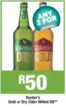 Agrimark Hunter's Gold or Dry Cider RB offer