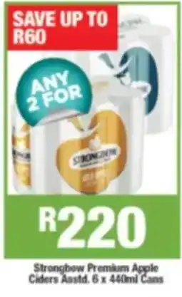 Agrimark Strongbow Premium Apple Ciders Cans offer