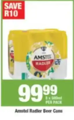 Agrimark Amstel Radler Beer Cans offer
