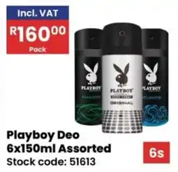 Africa Cash and Carry Playboy Deo Assorted offer