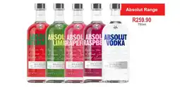 Johnny's Liquor Hypermarket Absolut Range offer