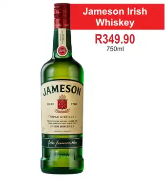 Johnny's Liquor Hypermarket Jameson Irish Whiskey offer