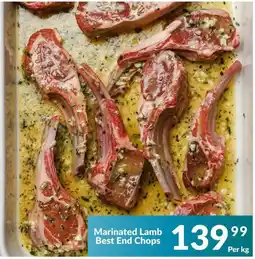 Super Save Marinated Lamb Best End Chops offer