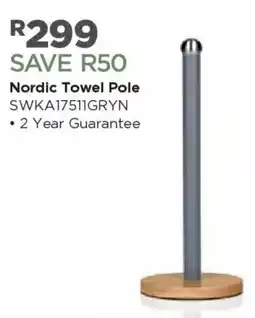 House & Home Swan Nordic Towel Pole offer