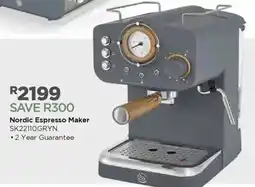 House & Home Swan Nordic Espresso Maker offer
