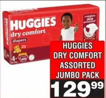 Advance Cash n Carry Huggies dry comfort assorted jumbo pack offer