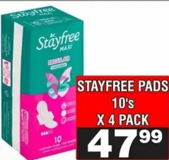Advance Cash n Carry Stayfree pads offer